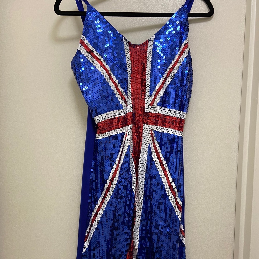Sequin Union Jack Dress